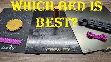 Printing Bed - Original VS PEI VS Glass #3dprinting