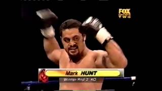 Mark HUNT v Clay  Aumatagi - K1 Oceania - First Round