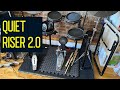 Alesis Nitro Mesh Kit Isolated Drum Riser 2.0 - How to Make Electronic Drums Quieter