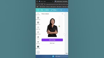 Turn Photo into Sketch in Canva