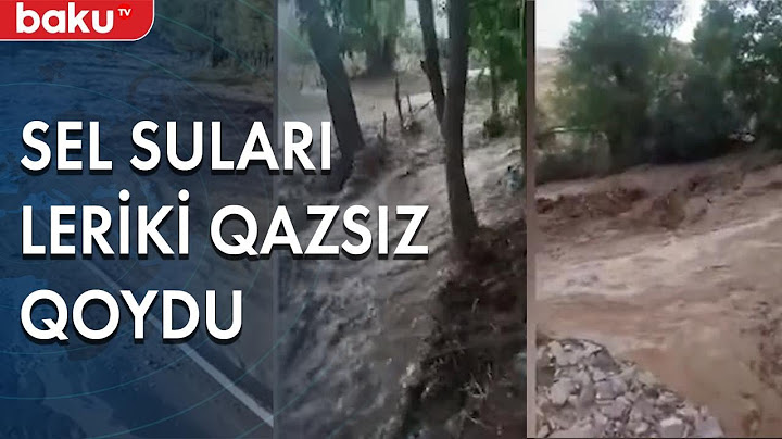 Lerikdə sel 10-a yaxın kəndi qazsız qoydu - Baku TV