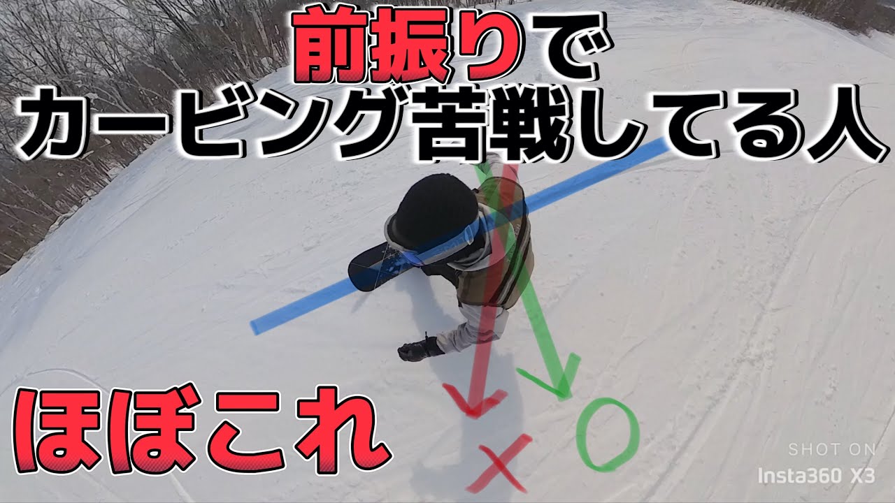 前振りでカービング苦戦してる人の大半がやっていること。