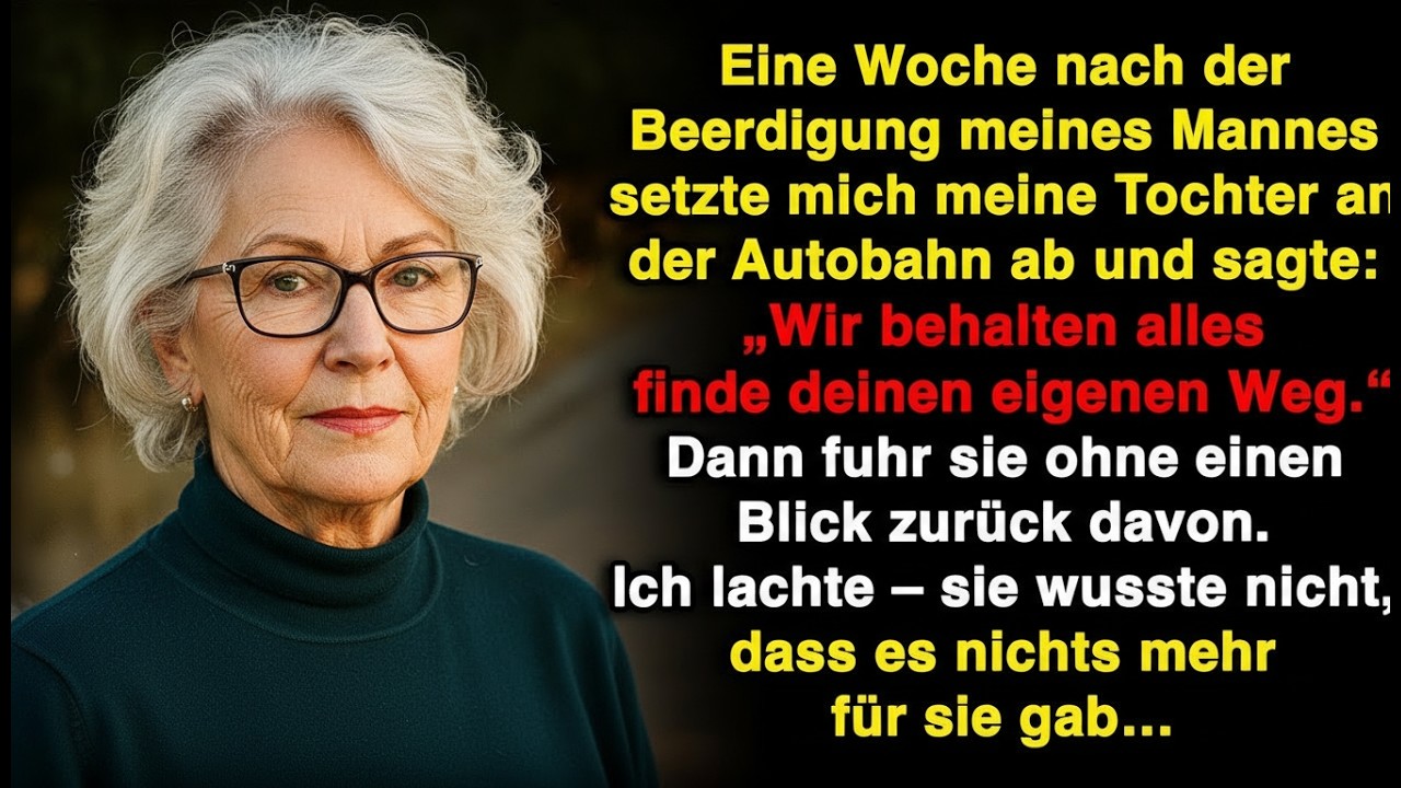 Wir behalten alles – finde deinen eigenen Weg“, sagte meine Tochter und ließ mich einfach stehen.