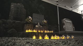 LEDの明かりで犠牲悼む 紀伊半島豪雨9年
