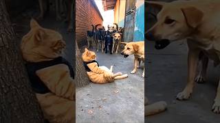 cat where did you get the gun from 😆#cat #viral #comedy