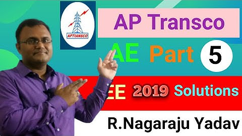 Lecture  = 5 AP Transco  AE - 2019 EE Solutions
