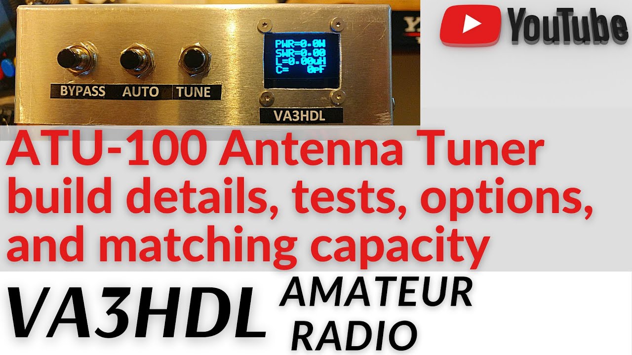 ATU 100 Antenna Tuner Build Details, Tests, Options, And, 57 OFF