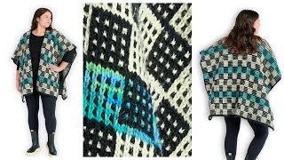 JOANN Stitch Along 2023 || Mosaic Knitting Ruana 2 of 4 by Marly Bird 2,370 views 1 year ago 23 minutes