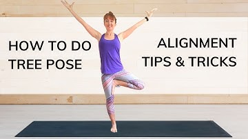 How To Do Tree Pose Correctly - a tutorial, plus tips on how to improve Vrksasana
