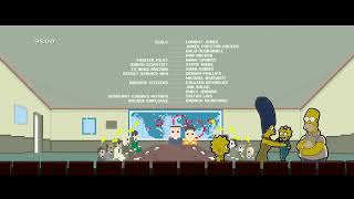 The Simpsons Theater Pixels End Credits