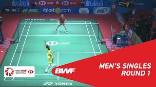 Ms Ng Ka Long Angus Hkg Vs Lee Chong Wei Mas 7 Bwf 2018