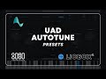 UAD Autotune Presets – LIOBOX MIDI Mode