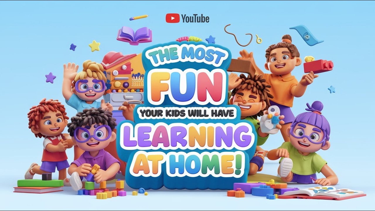 The Most Fun Your Kids Will Have Learning at Home! - YouTube