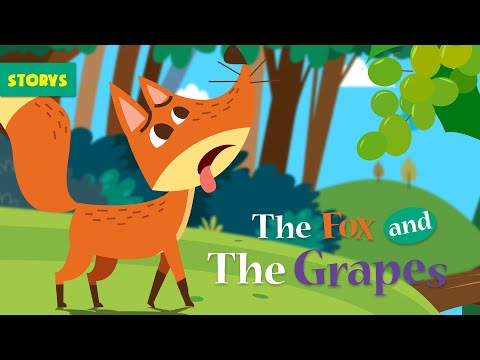 The Fox And The Grapes - Bedtime Stories for Kids | KIDSPlaytime Nursery Rhymes and Storytime