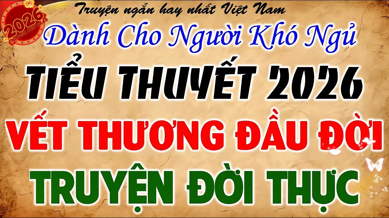 🔴 TIỂU THUYẾT RU NGỦ: VẾT THƯƠNG ĐẦU ĐỜI - RA MẮT 2026 - Kể Chuyện Tâm Sự Đêm Khuya Kèm Tiếng Mưa