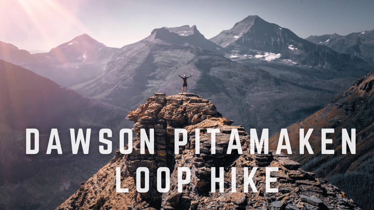 Поход по кольцевому перевалу Доусон-Питамакан — лучший однодневный поход в Национальном парке Гле...