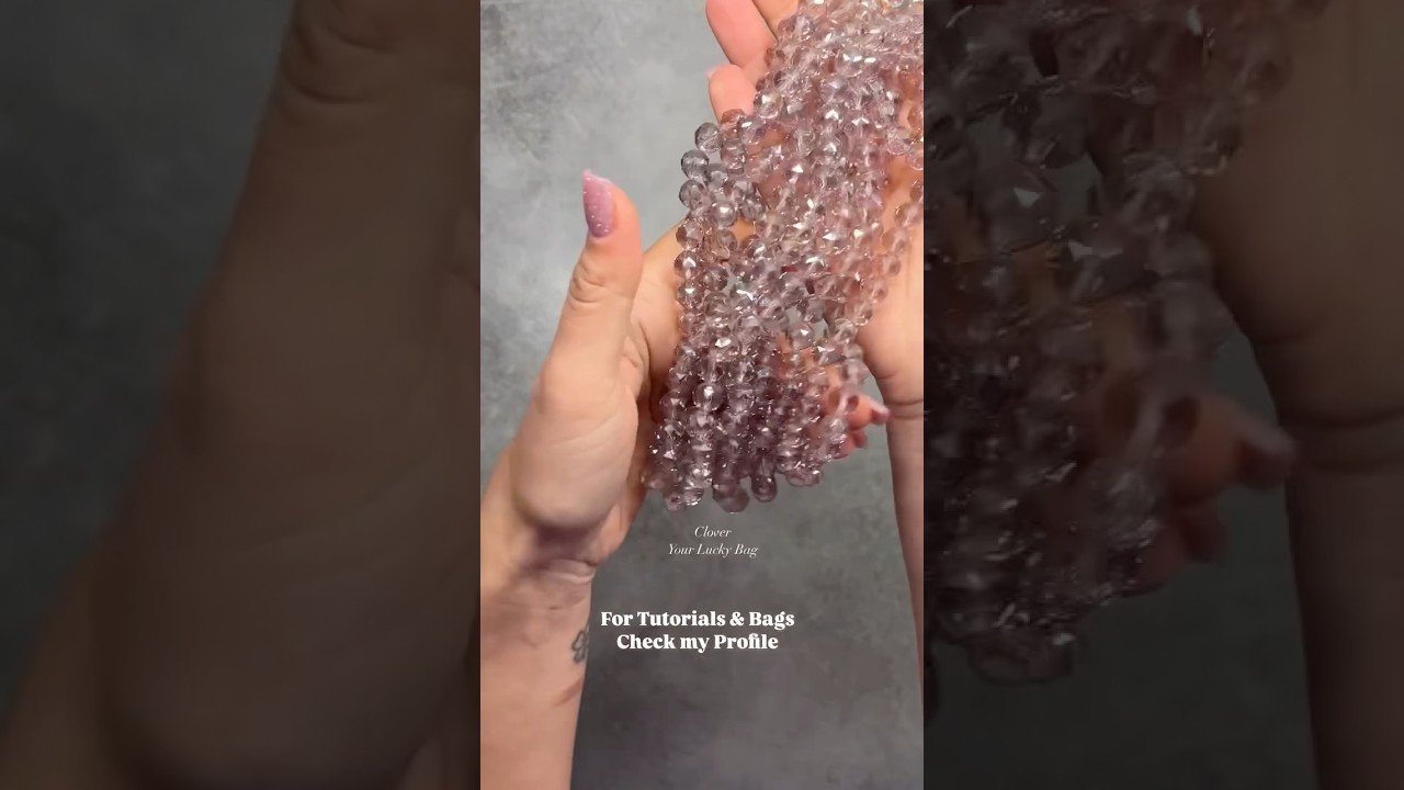 Jewelry Beads Crystal Purse Unboxing How to create crystal Bag 