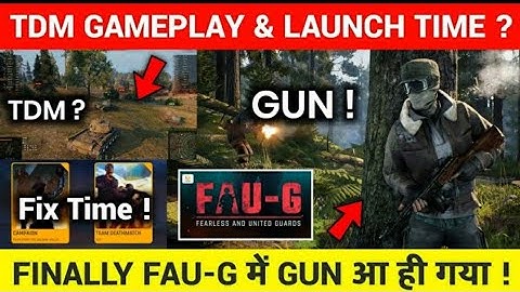 FAUG TDM GAMEPLAY AND LAUNCH TIME ! | FAUG CLASSIC MAP UPDATE ? | FAUG GAME UPDATES | FAUG GAME