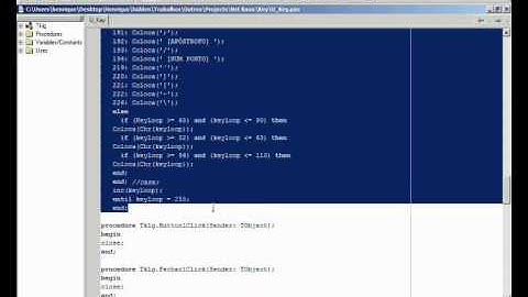 Delphi 7 - Keylogger