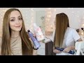 How I Flat Iron My Hair + Favorite Products | Straight Hair Routine