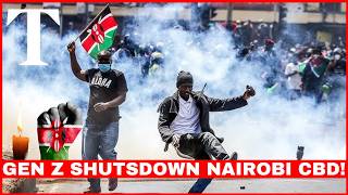 Full Gen Z memorial!! Watch how Gen Z shutdown Nairobi CBD leaving Ruto's regime in panic