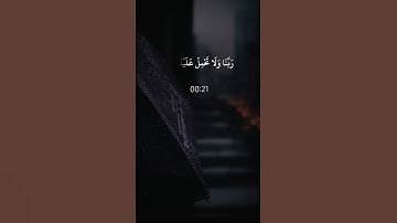 القارئ ابو علي العراقي لا يكلف الله نفسا إلا وسعها