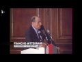 Franois mitterrand en 1987  nous sommes franais nos anctres les gaulois un peu germain