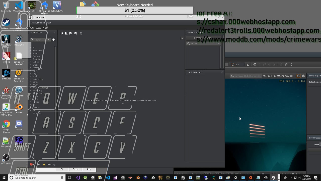 Lumberyard 1.19.0 Building N.E.M.O Release project  21 Blender and Lumberyard