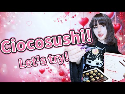🍫🍣 Chocolate & Sushi… Together?! Trying Ciocosushi! 🤯
