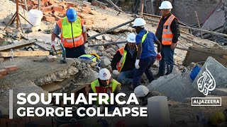 South Africa building collapse: Teams race against time to find survivors