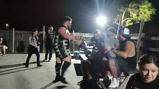 Vacated elite championship match (Big Jay 400 v former NXT superstar)