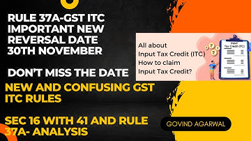 Important GST ITC Rule 37A- 30th November due date| Whether your supplier file GSTR 3B or not?