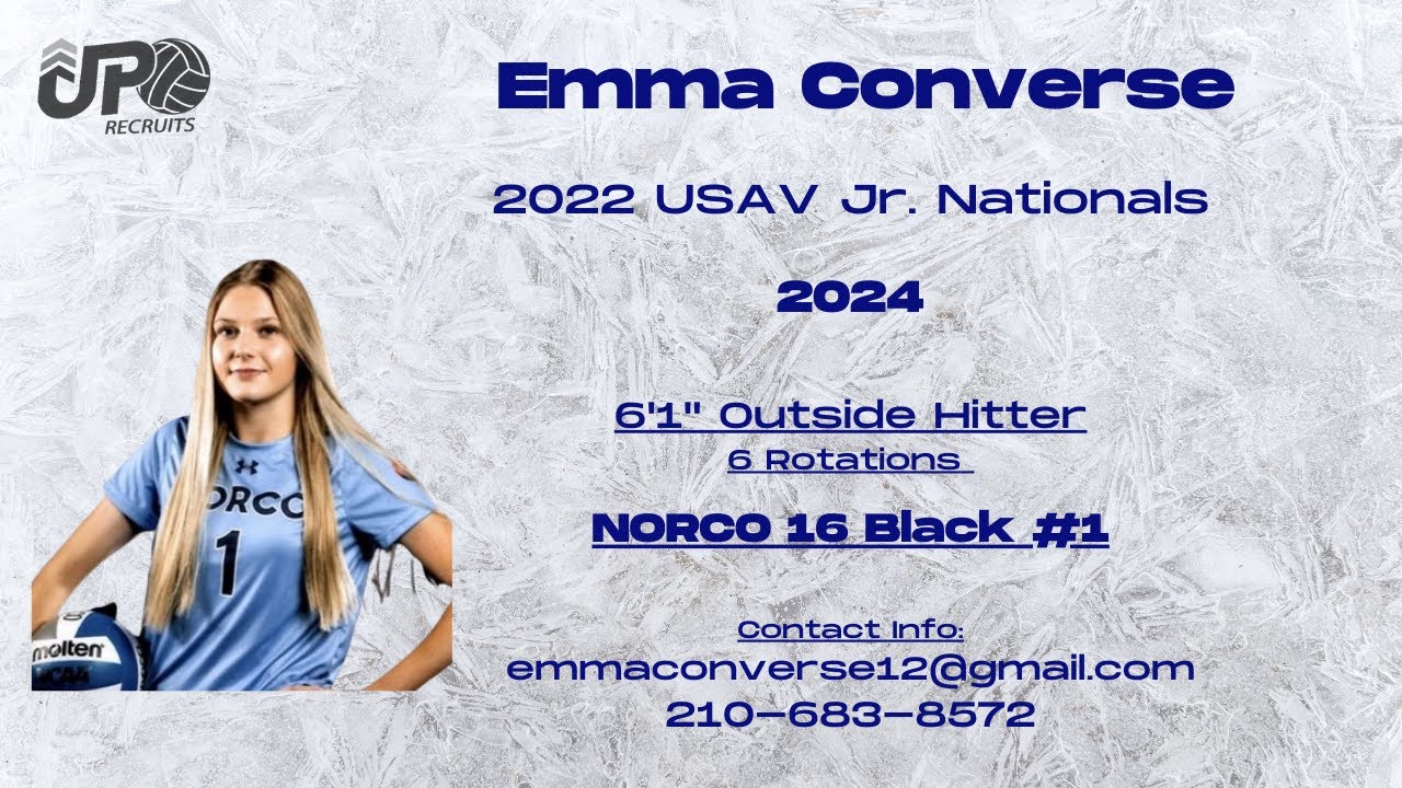 Emma Converse 2024 OH USAV Nationals highlights YouTube