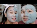 99 vs. 585 BUBBLE CLAY MASK with my boyfriend