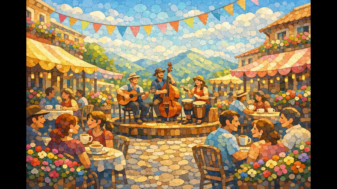 3 Hour Upbeat Café Music ☕ Happy Instrumental Background for Work & Study