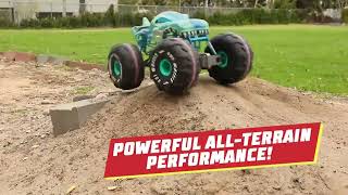 Hot Wheels RC Monster Trucks Mega Wrex in 1:6 Scale, Extra Large Remote Control Toy Truck