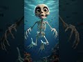 💀 What Would Humans Look Like If They Evolved Underwater? #facts #intellectualcuriosity #knowverse