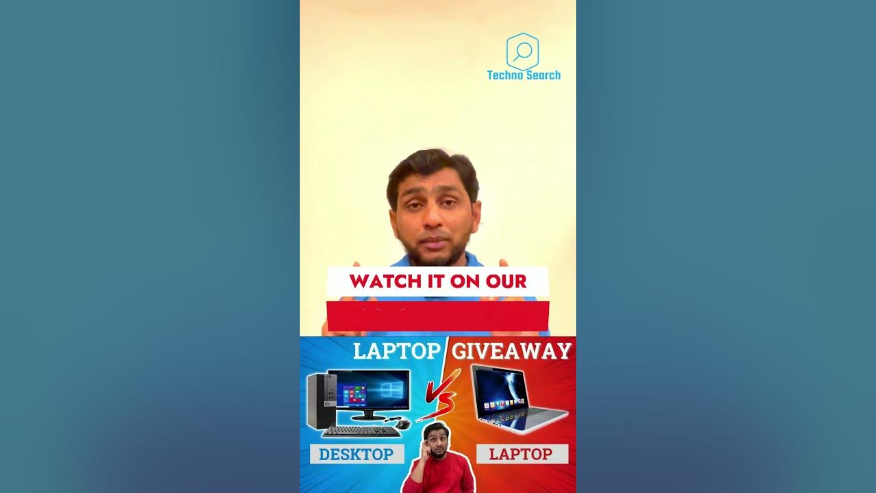 Laptop Giveaway program details by Technosearch YouTube