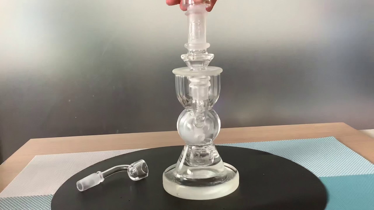 GB806 8 inch frosted BTK with SOL perc joint 14.5mm