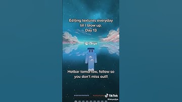 ANIMATED INVENTORY??  Making minecraft textures better! Day 13  #texturepvp