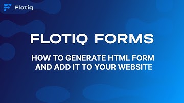 Flotiq Forms - How to generate HTML form to your website with the help of headless CMS Flotiq