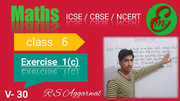 Maths | RS Aggarwal class 6 chapter 1st | Exercise -1(c) | Q No: 25 26 and 27 | Easy maths 2020.