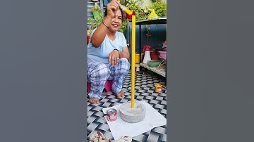 DIY Cement PVC Pipe Stand with 3 Pots #garden #diy #plants #verticalgardenidea #ytshorts