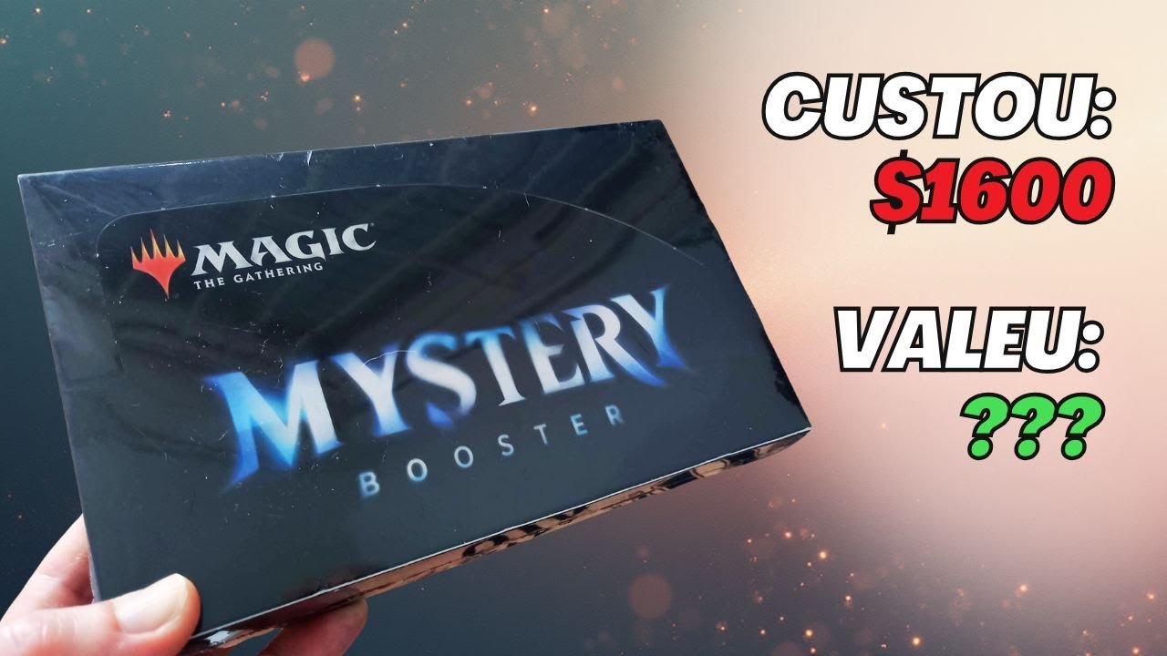 Abrindo uma MYSTERY BOOSTER BOX - Valeu a pena? - YouTube