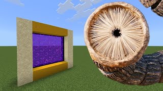 How to make a Portal To Sand Worm Dimensions In Minecraft PE 