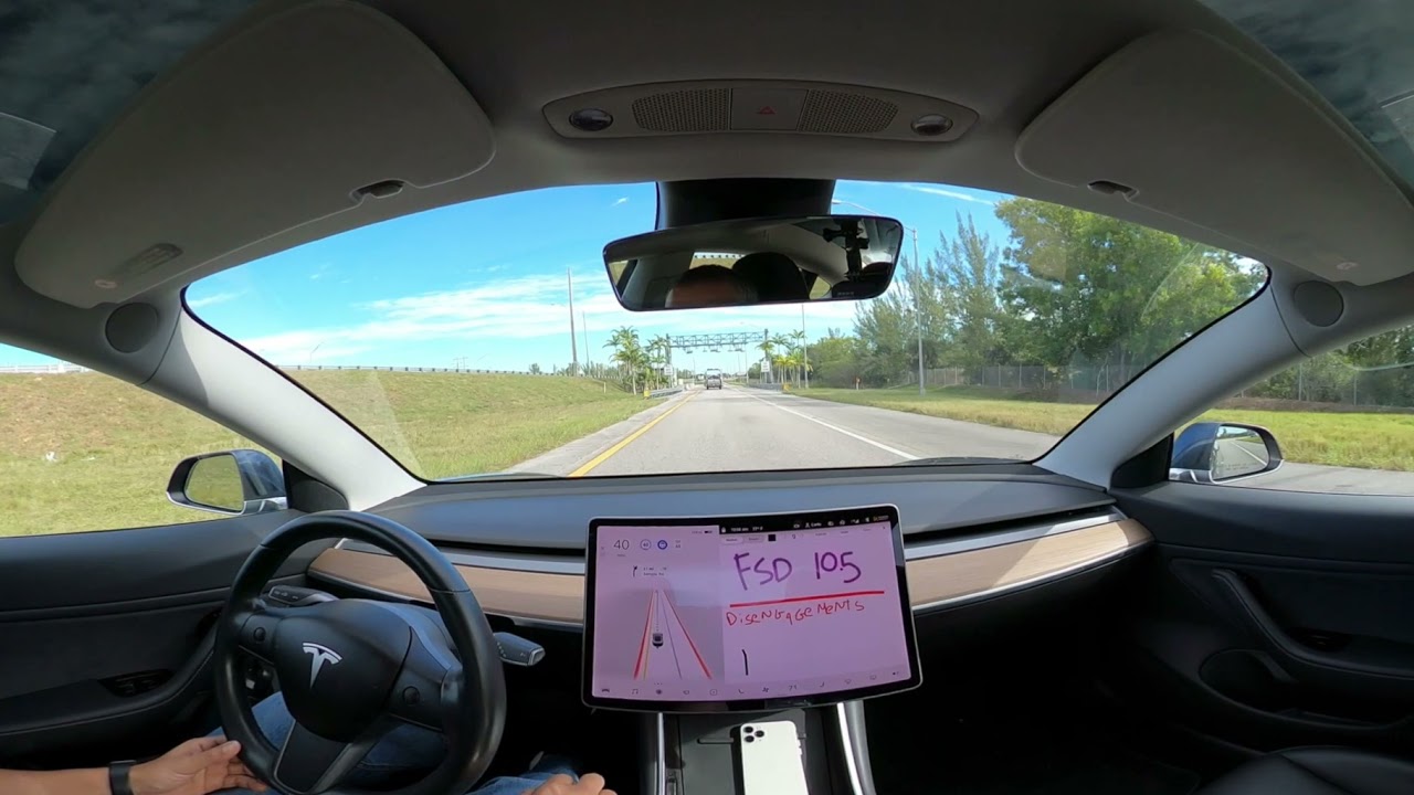 Tesla Fsd 10.5 morning drive. 360 🔄