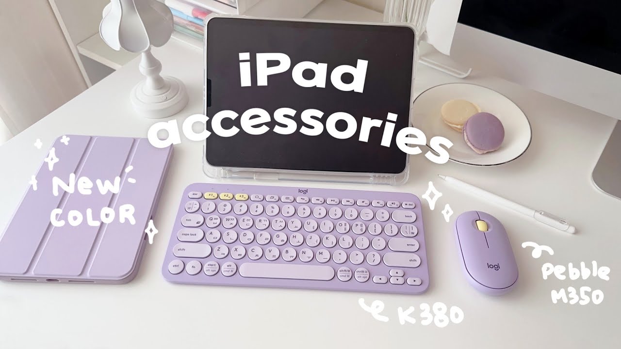 💜보라덕후라면 꼭 사야할 키보드와 마우스 / 아이패드 키보드 & 마우스 추천 / 로지텍 K380 & 페블 M350 신규 색상 출시! 💜라벤더 레모네이드