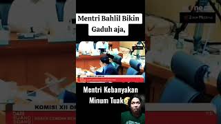 Wow Menteri Kebanyakan Minum Tuak comedy menteri shortsviral pejabat dpr rapat