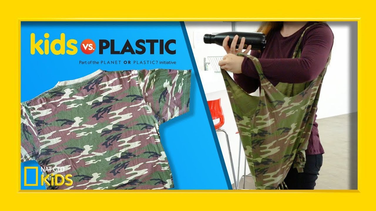 How to Make a T-Shirt Tote | Kids Vs. Plastic