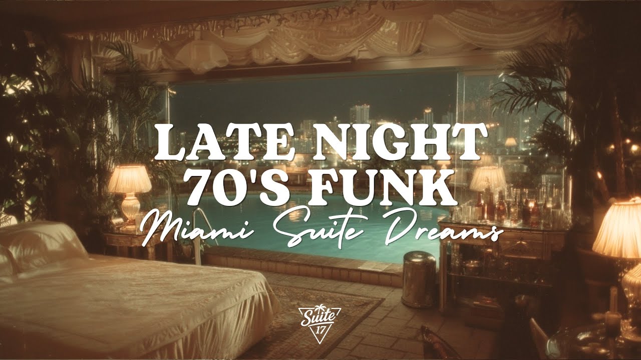 70s Funk Slow Jam Mix 🌙 Late Night Vibes from a Miami Suite